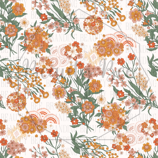 Floral Boho SEAMLESS PATTERN