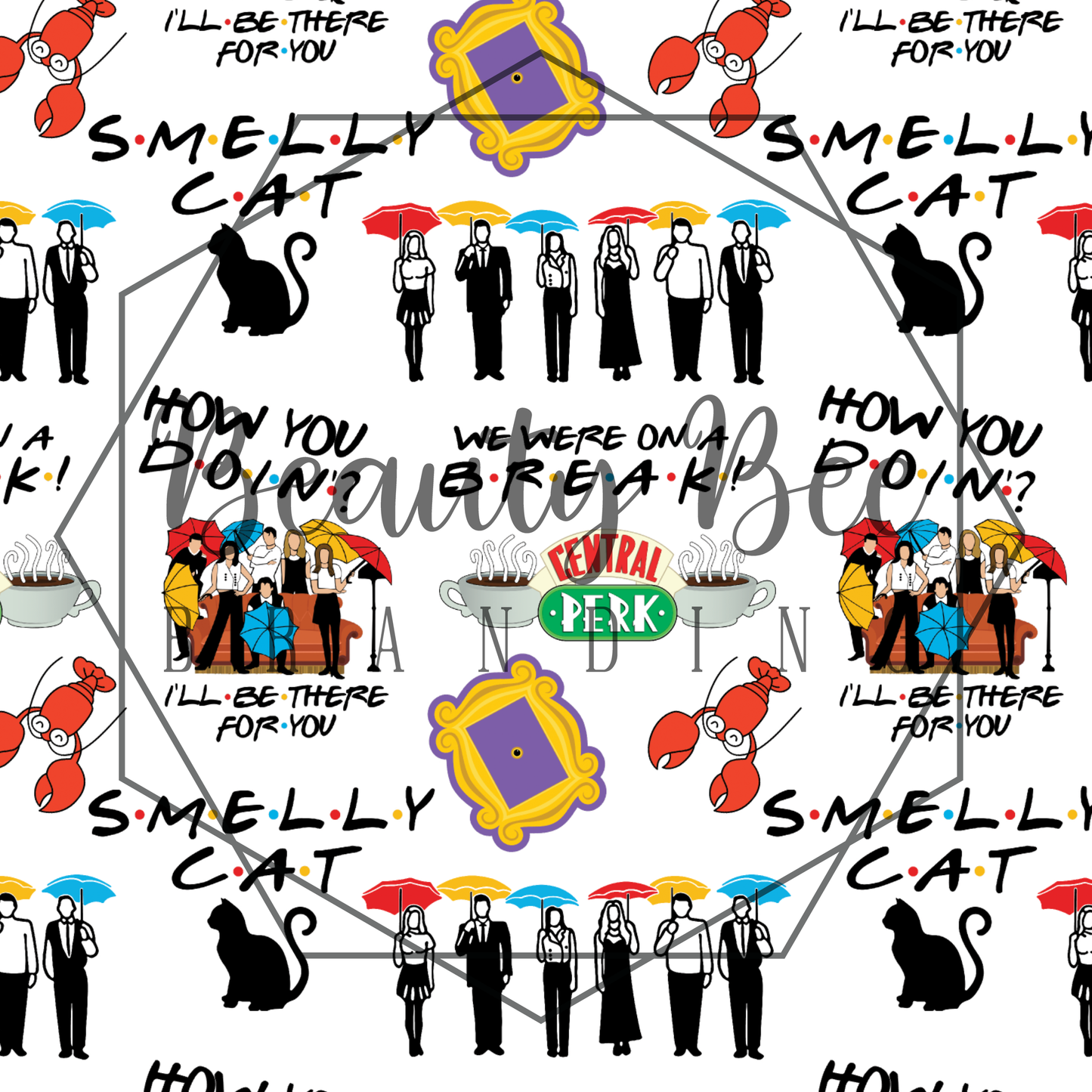 FRIENDS SEAMLESS PATTERN