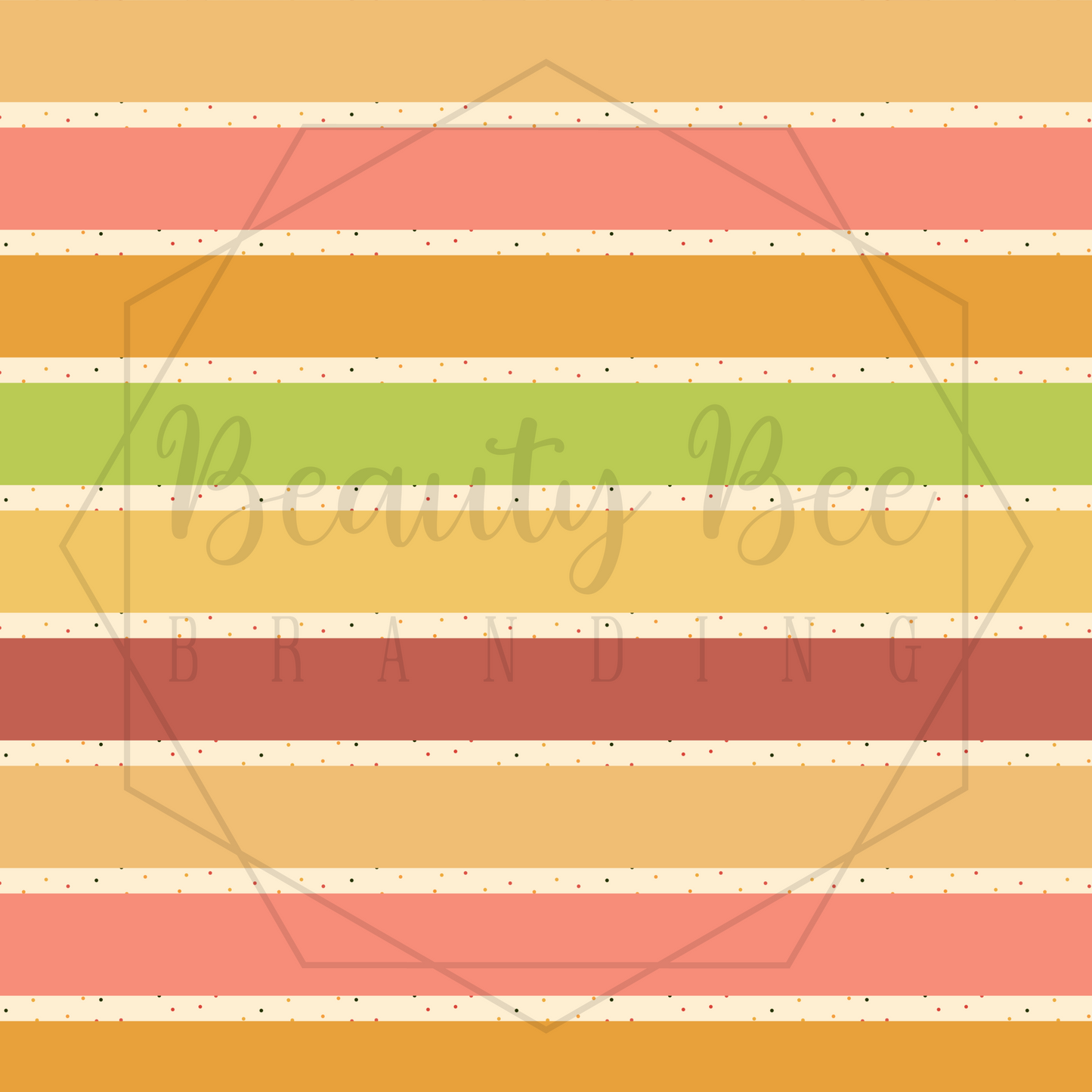 Fruit Salad Stripes and Dots Coordinate SEAMLESS PATTERN