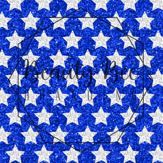 Glitter Stars SEAMLESS PATTERN