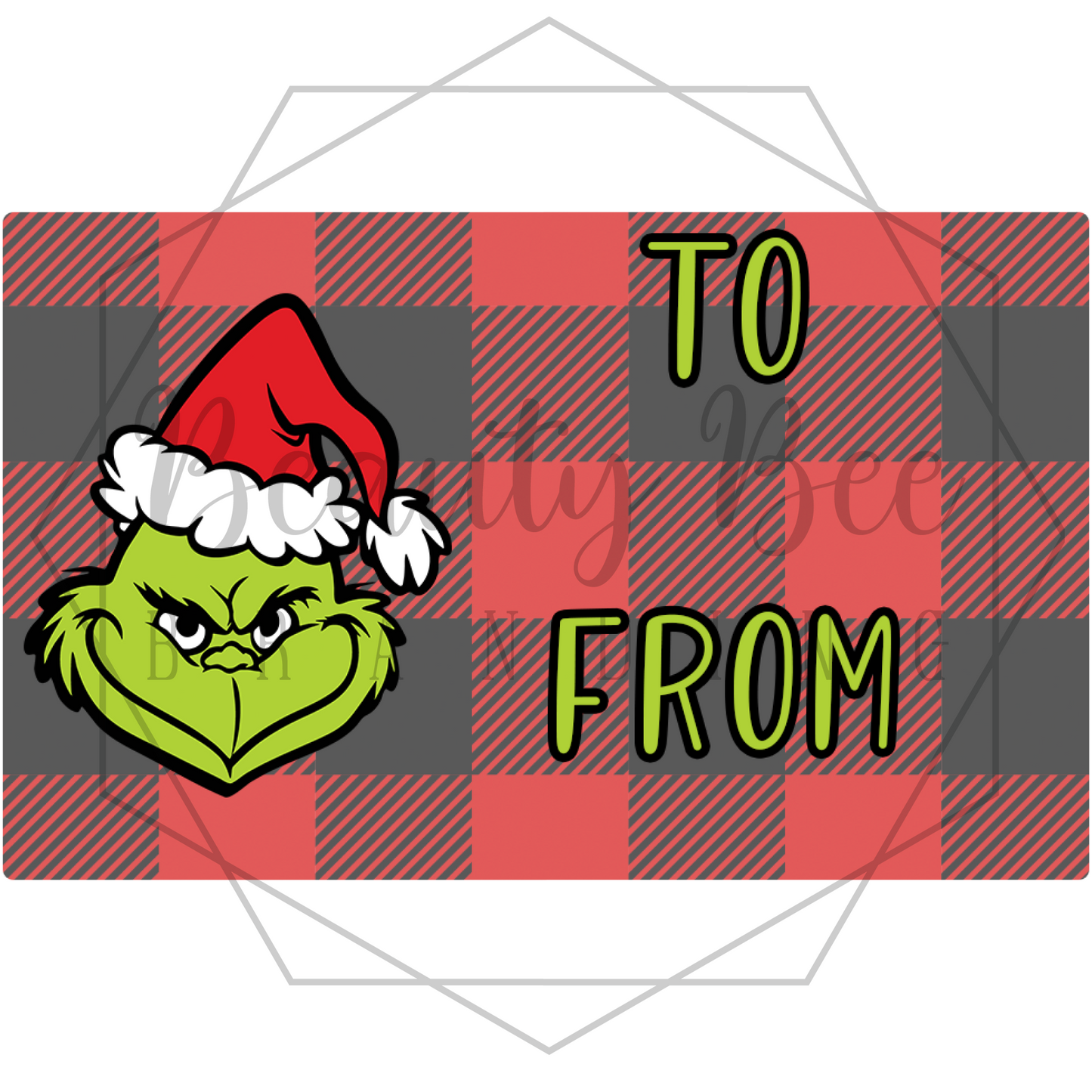Mean One V1 Gift Tag Stickers