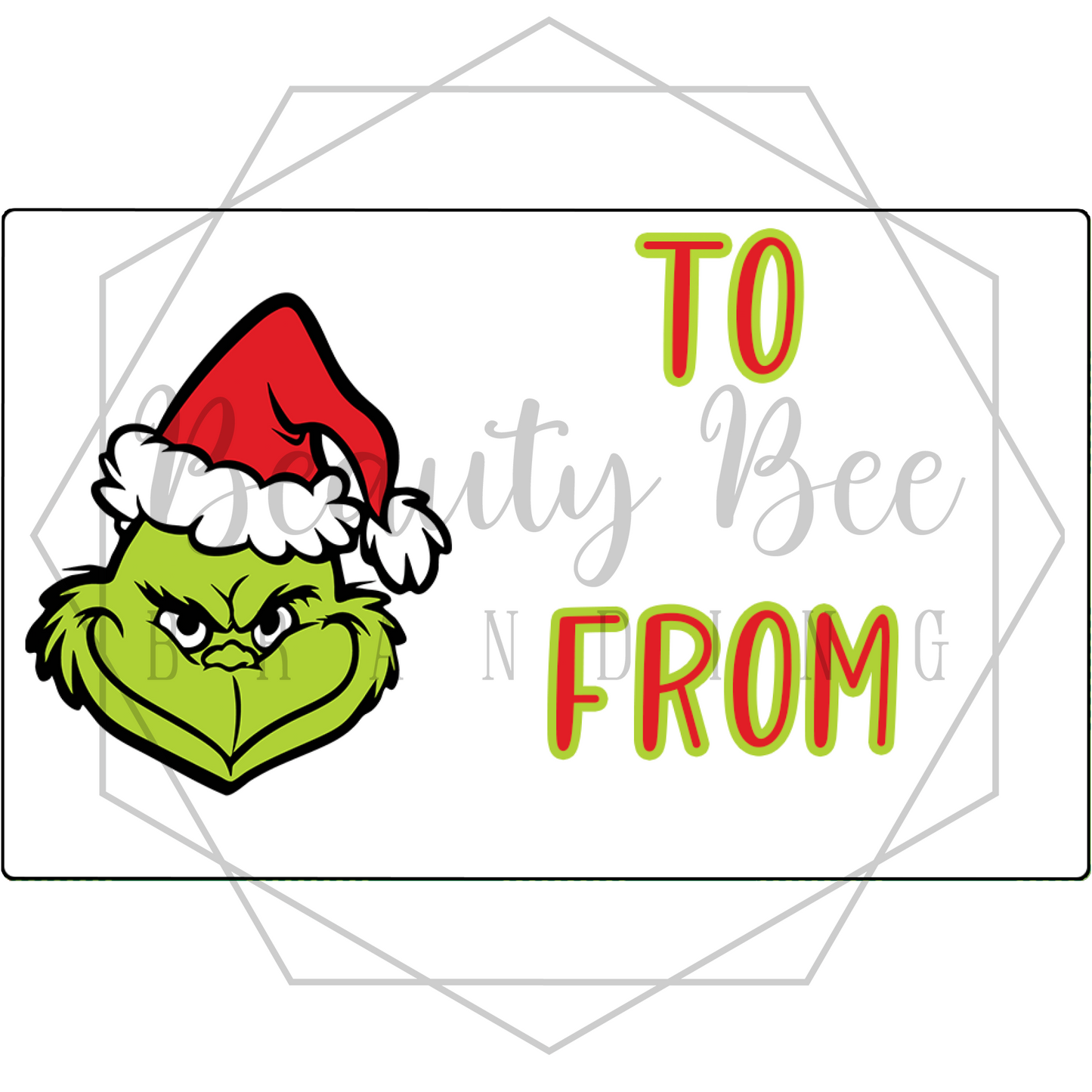 Mean One V14 Gift Tag Stickers