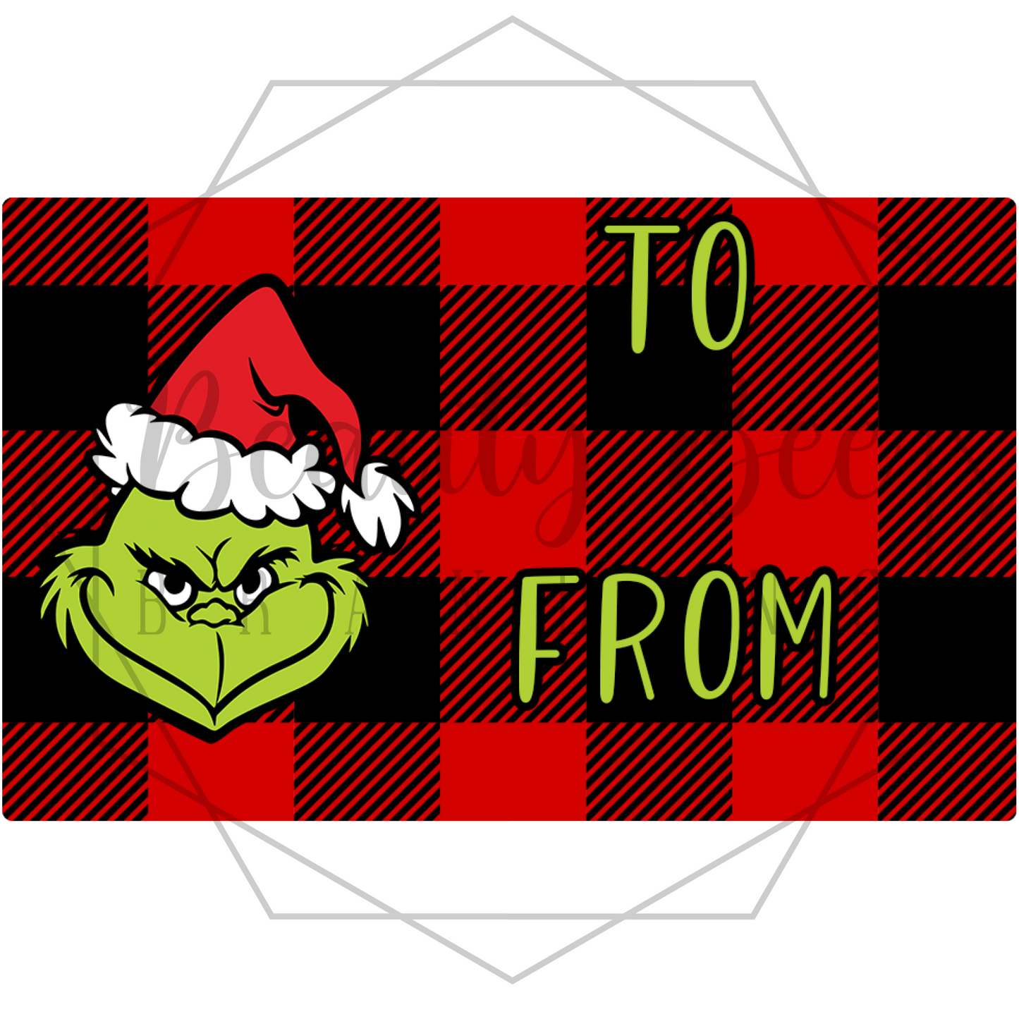 Mean One V3 Gift Tag Stickers