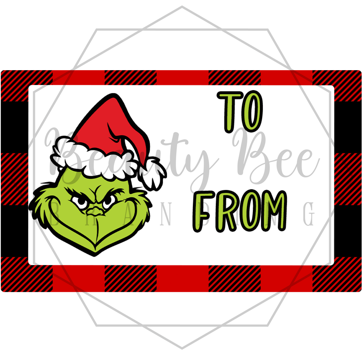 Mean One V5 Gift Tag Stickers