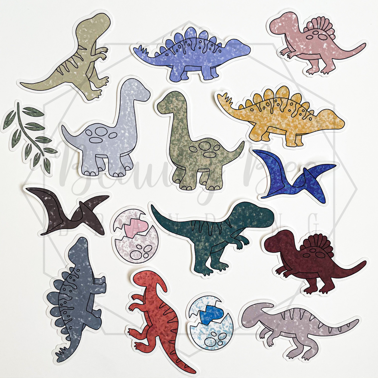 Grunge Dinos Temporary Tattoos