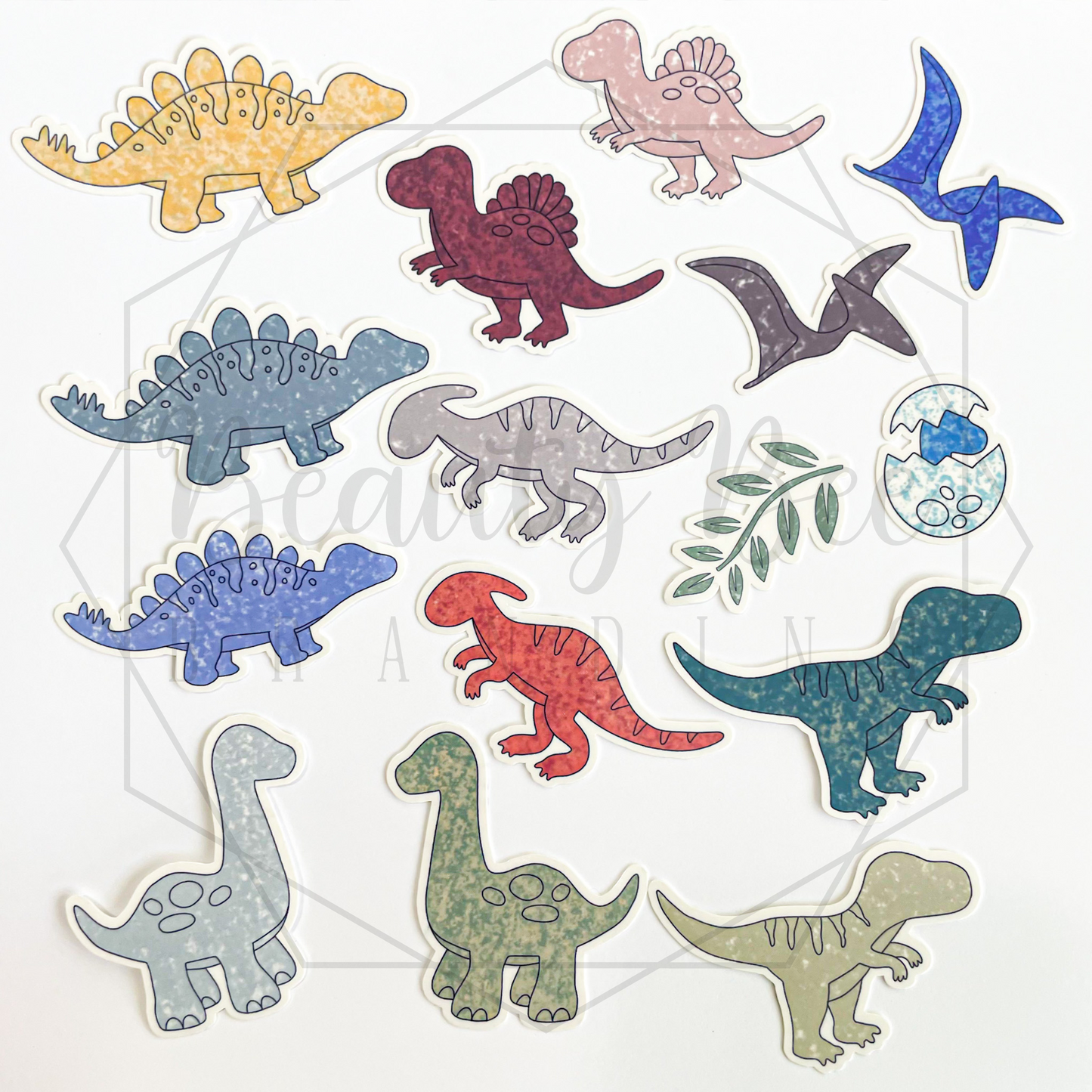 Grunge Dinos Temporary Tattoos