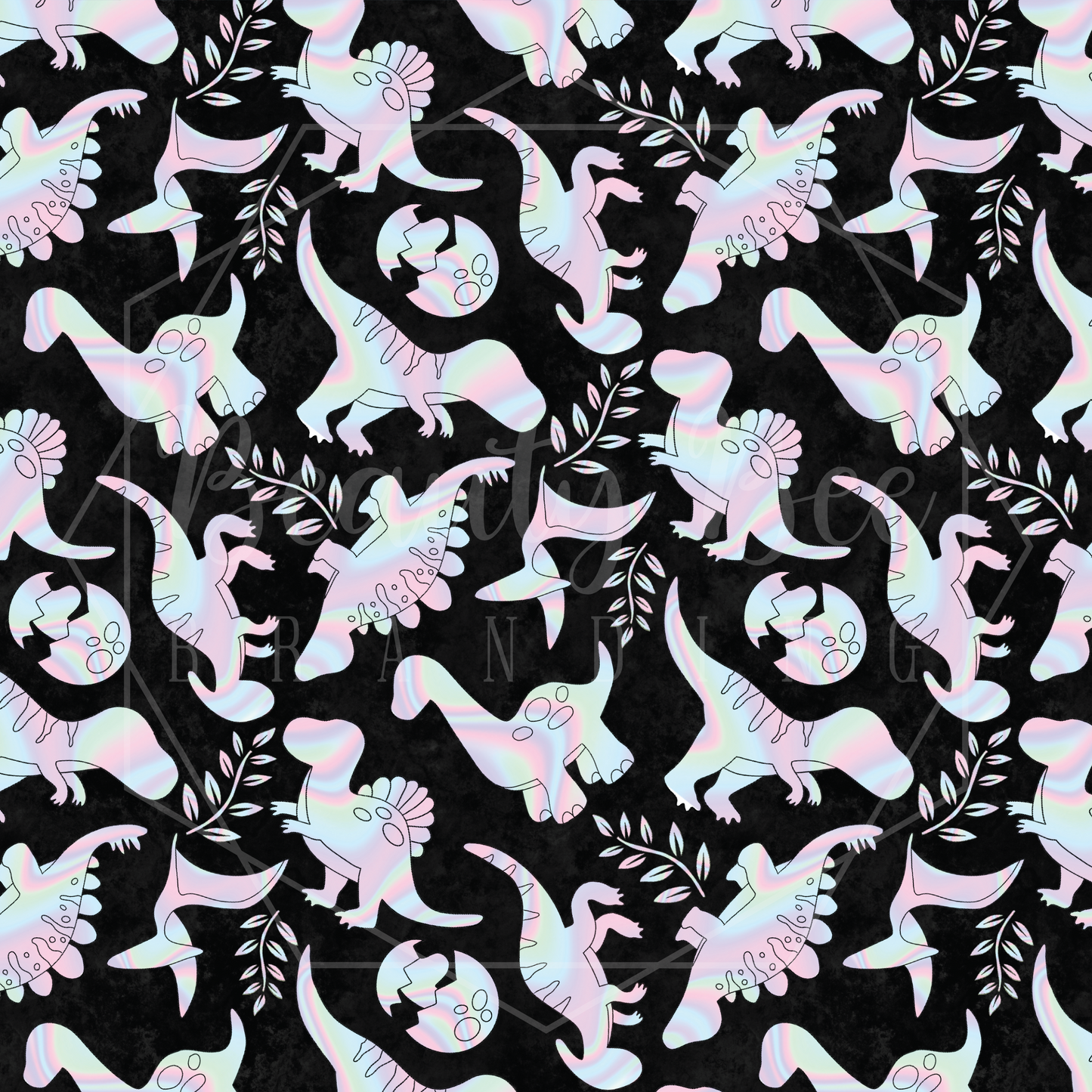 Holo Dinos SEAMLESS PATTERN