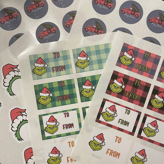 Christmas Gift Tag Build Your Own Bundle