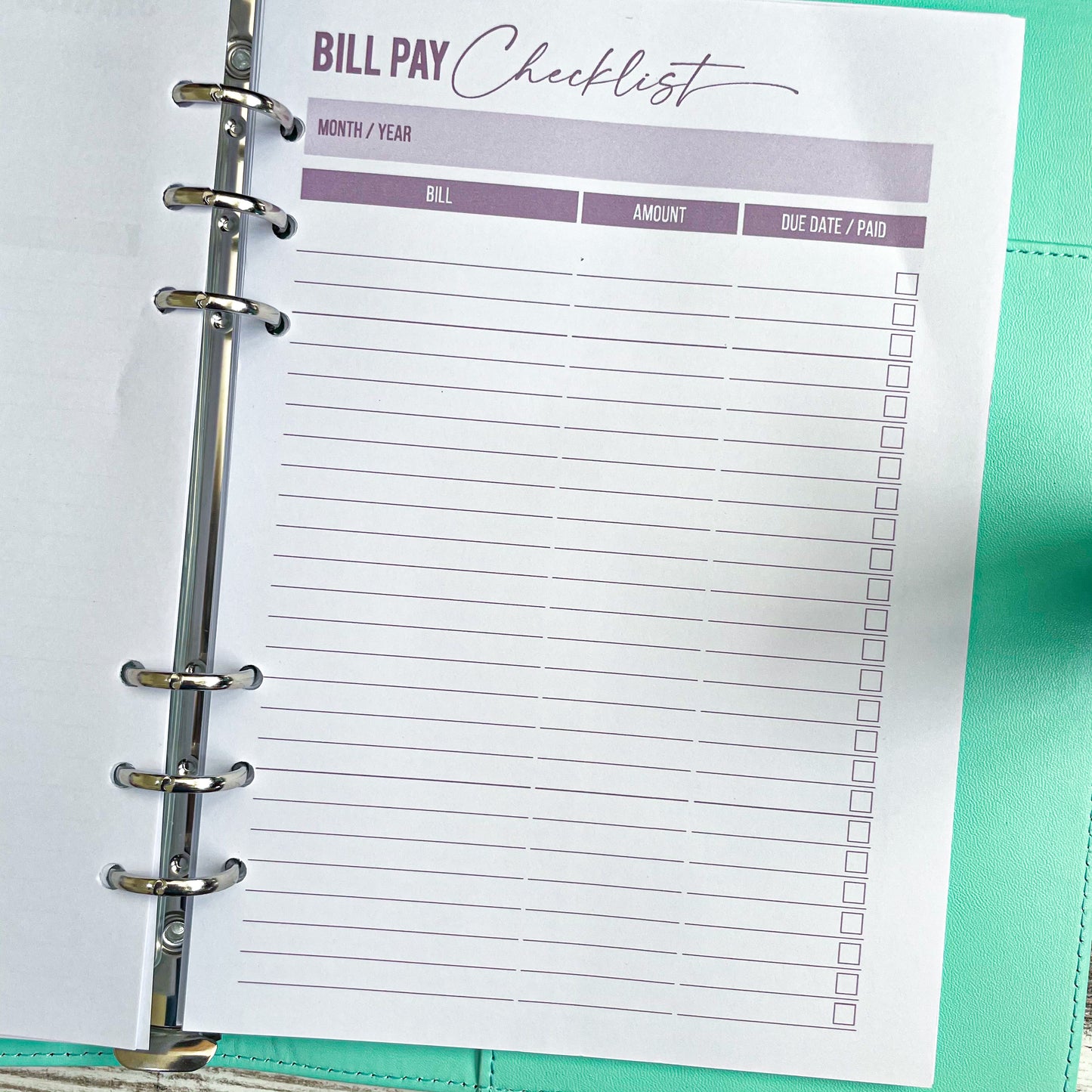 Budget Binder