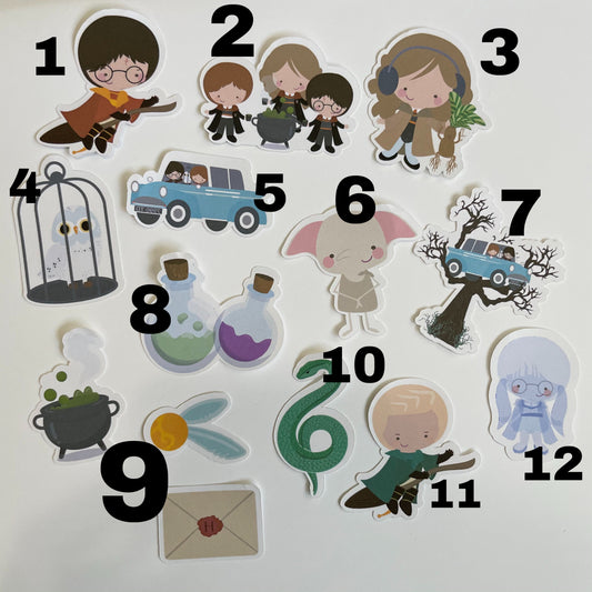 Wizard Friends Temporary Tattoos