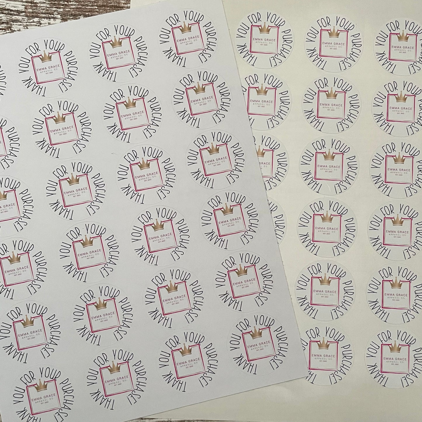 Custom Stickers (3 Sheets)