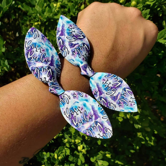 Boss Babe Exclusive Leather Bow Hair Tie