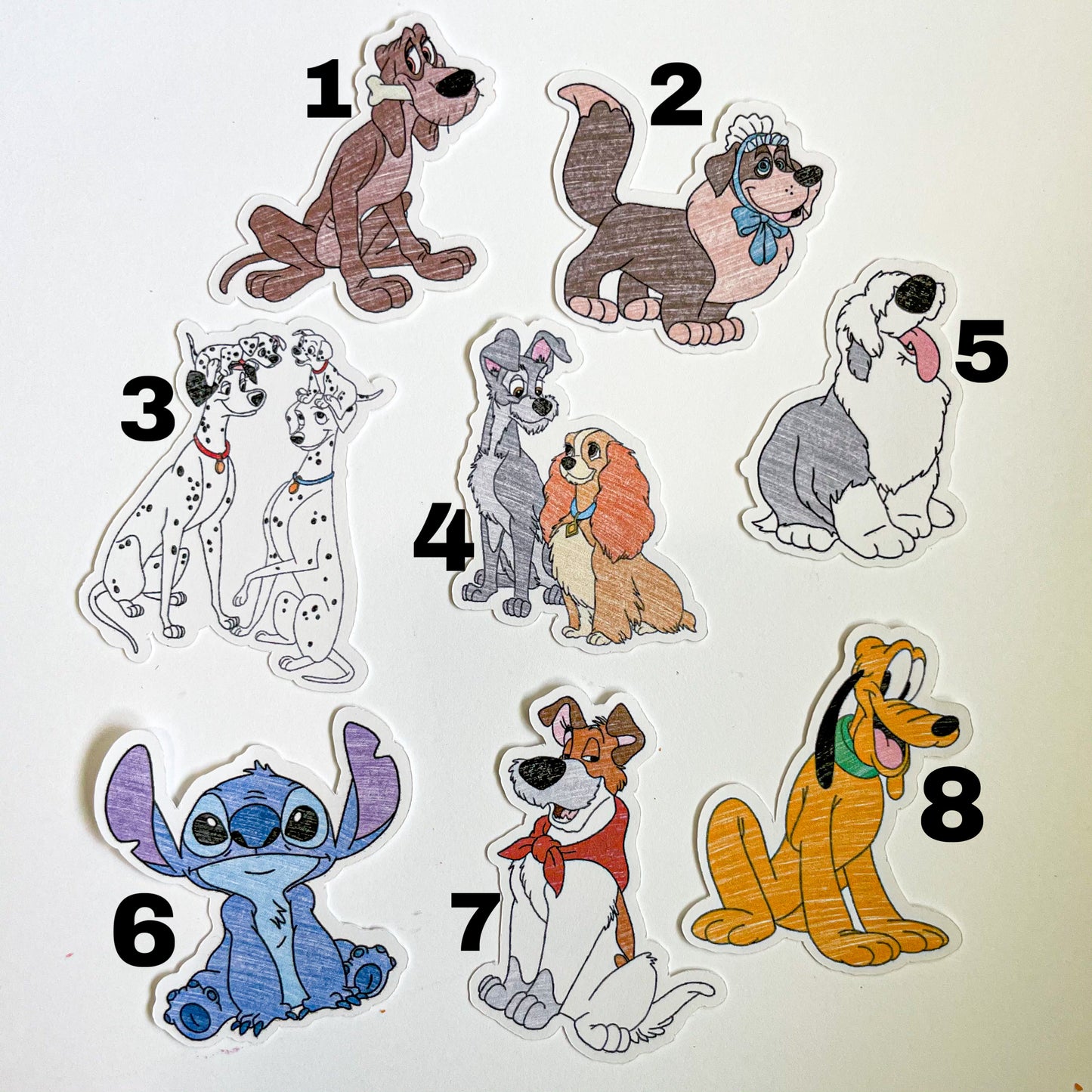 Walt's Dogs Temporary Tattoos