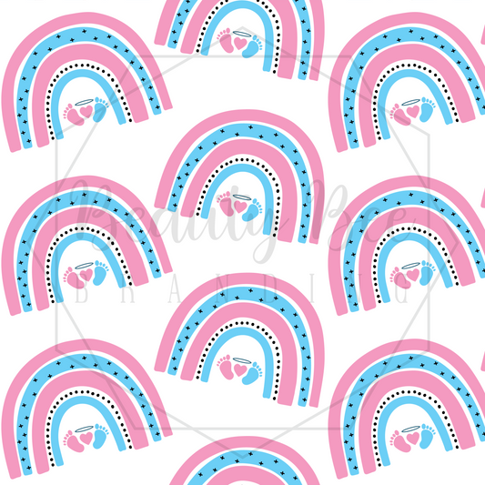 Infant Loss Rainbows SEAMLESS PATTERN