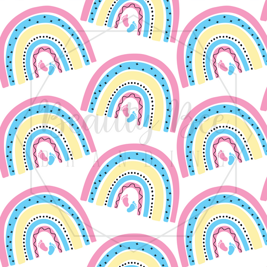 Infant Loss/Rainbow Baby SEAMLESS PATTERN