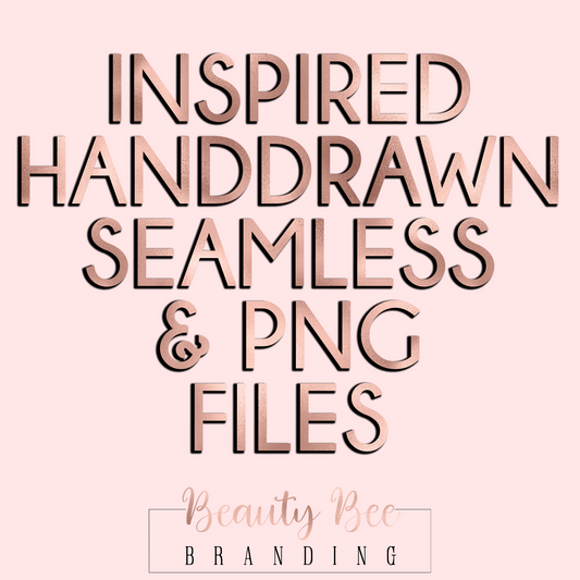 INSPIRED HANDDRAWN Seamless Patterns & PNG's