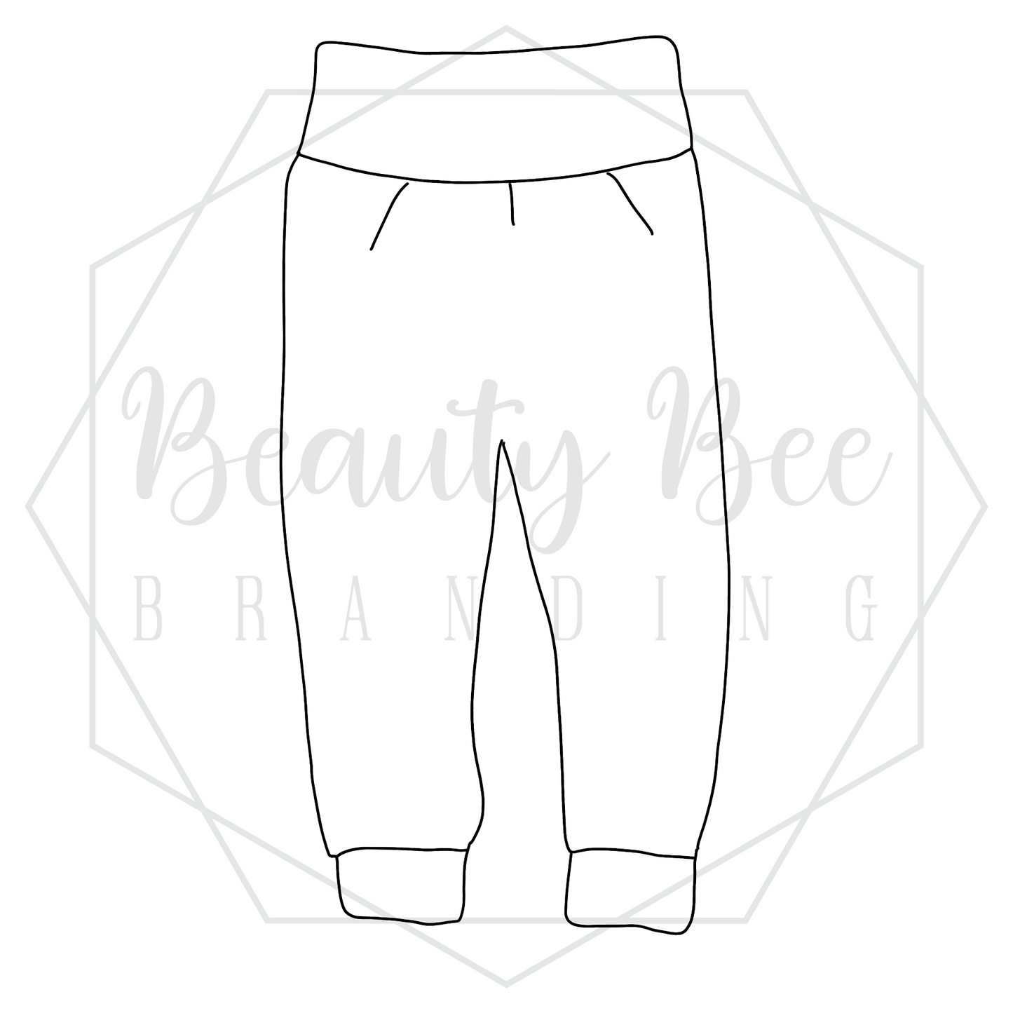Joggers Mock Up