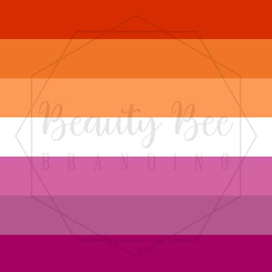 Pride Flag Lesbian SEAMLESS PATTERN