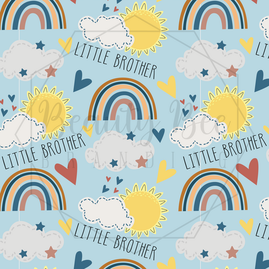 Little Brother Rainbows SEAMLESS PATTERN