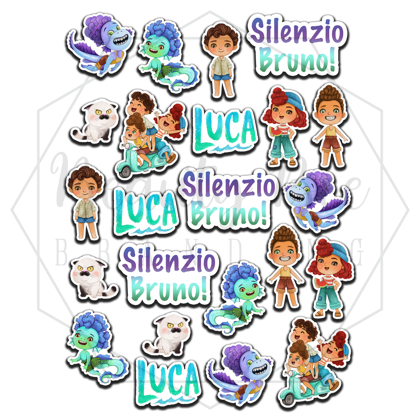 Fish Boy Sticker Sheet