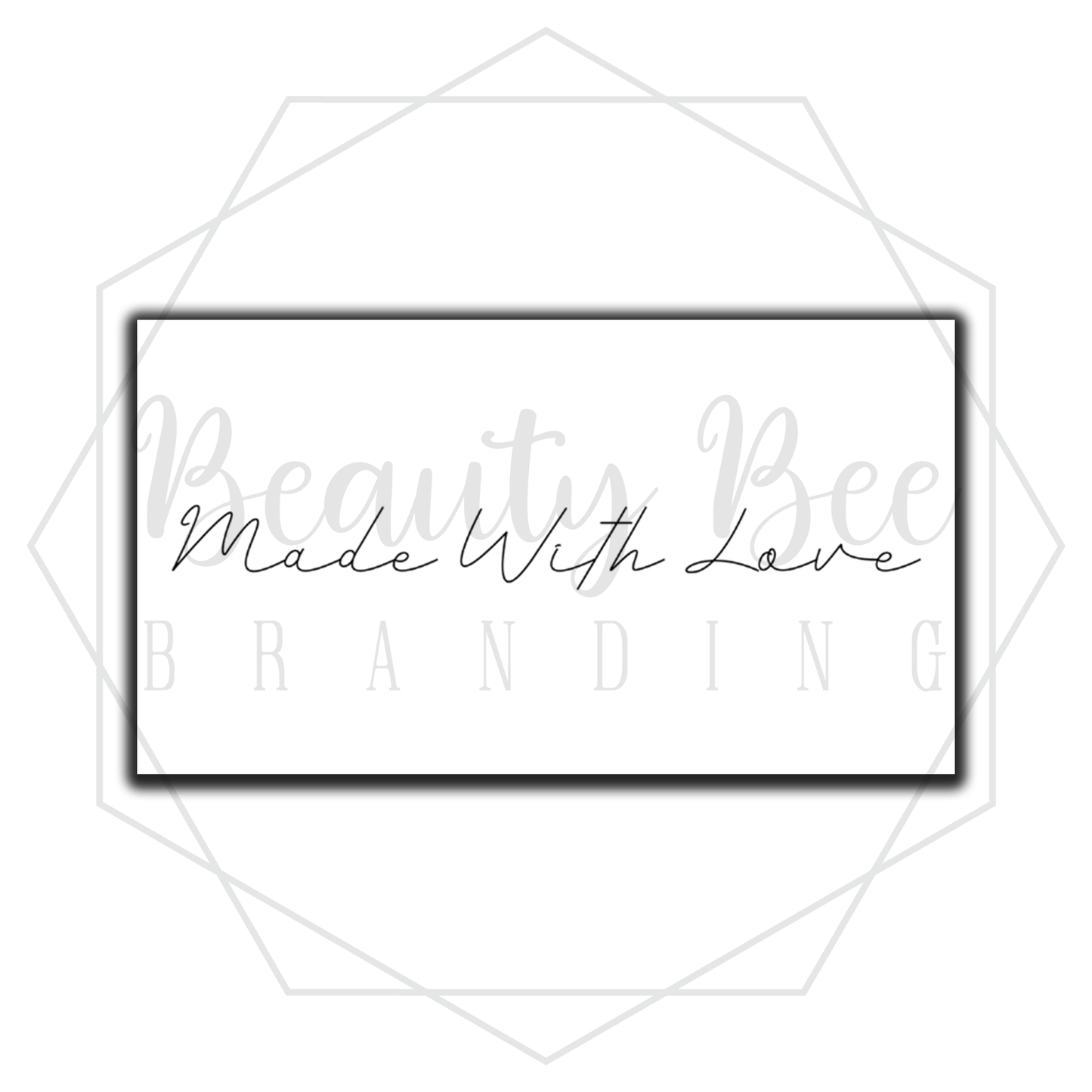 Made With Love STICKER ROLL OF 100