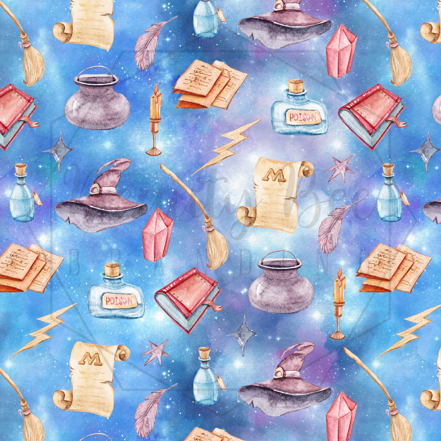 Magic School SEAMLESS PATTERN
