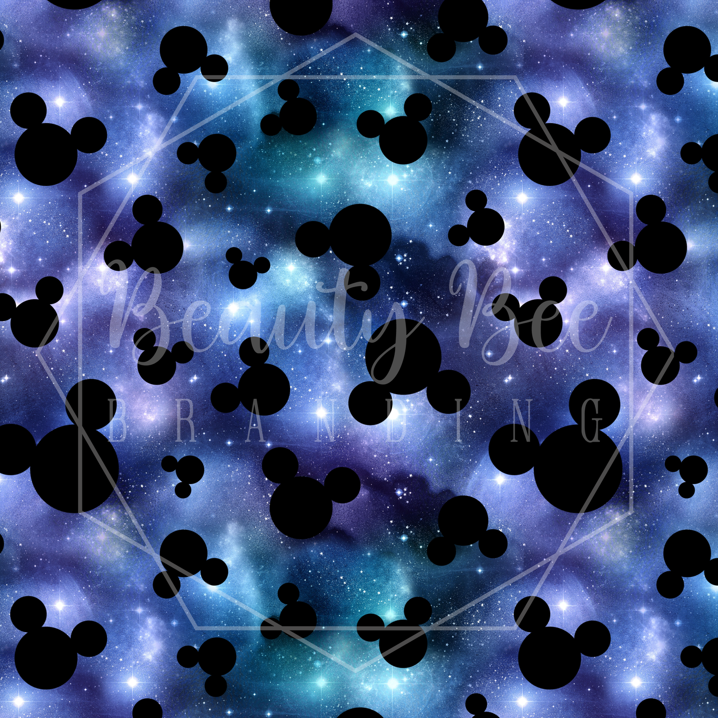 Mouse Ears Blue Boy SEAMLESS PATTERN