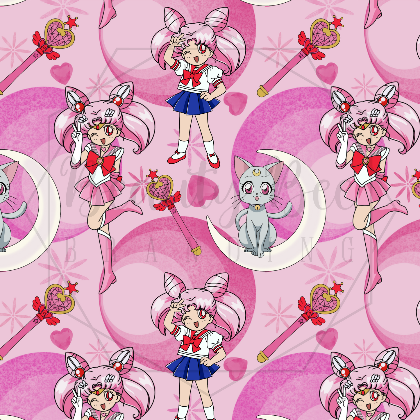 Mini Moon SEAMLESS PATTERN