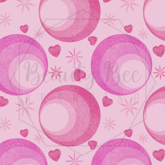 Mini Moon Coordinate SEAMLESS PATTERN