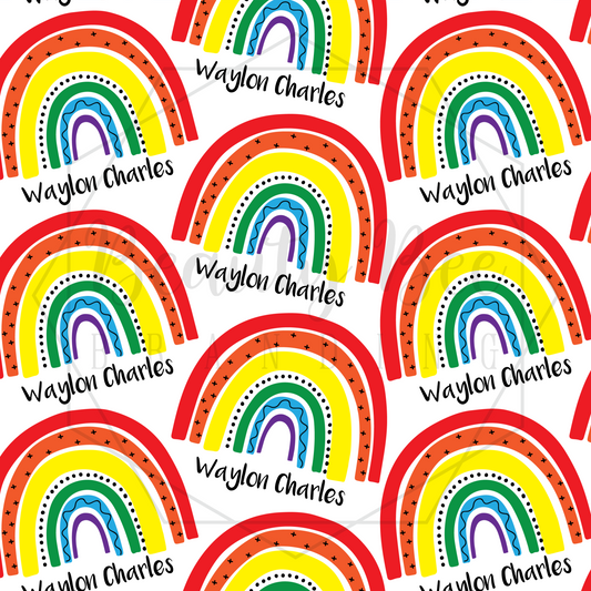 Rainbow Baby Customized SEAMLESS PATTERN