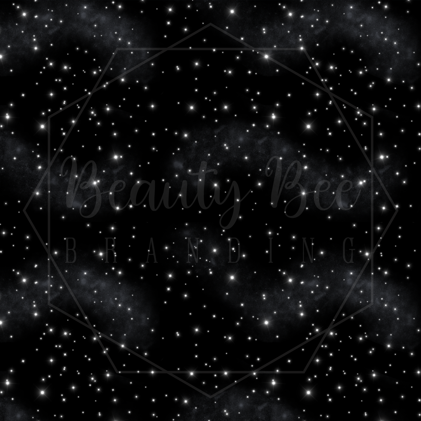 Mystic Horse Night Sky Coordinate SEAMLESS PATTERN