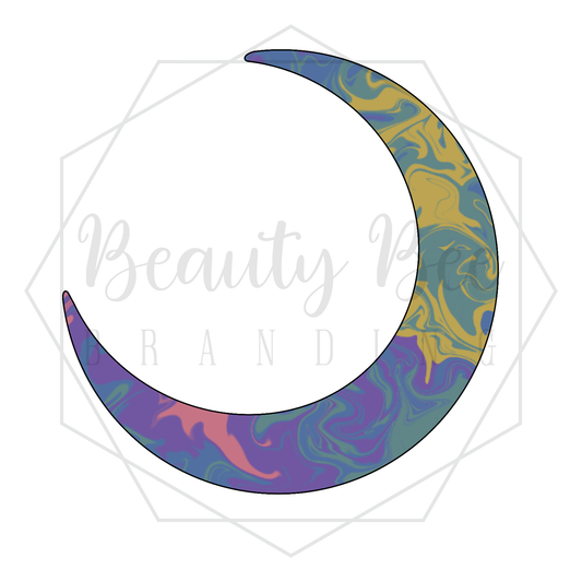 Mystic Horse Moon DIGITAL DECAL - Sublimation and Print & Cut Files