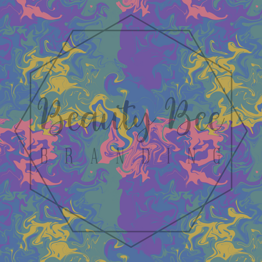 Mystic Horse Swirls Coordinate SEAMLESS PATTERN