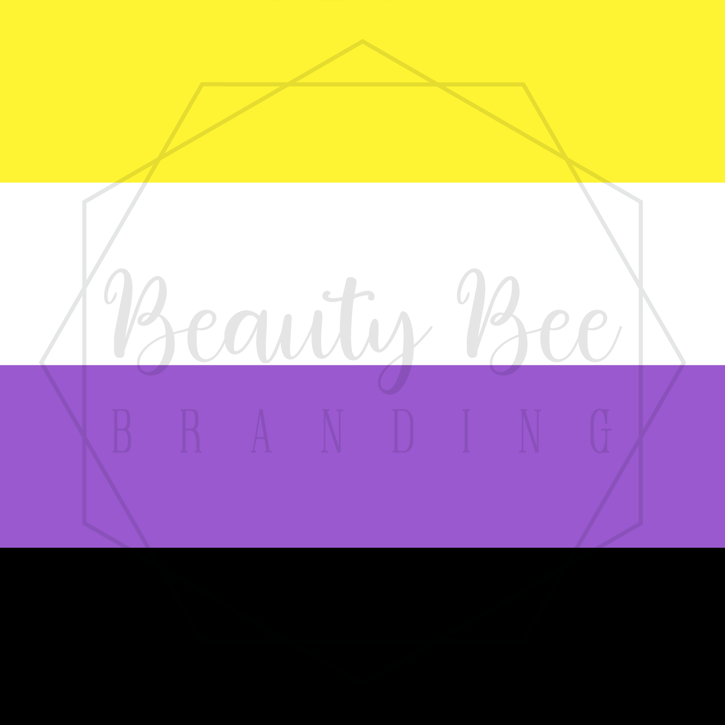 Pride Flag Nonbinary SEAMLESS PATTERN