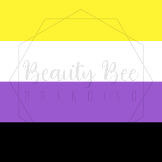 Pride Flag Nonbinary SEAMLESS PATTERN