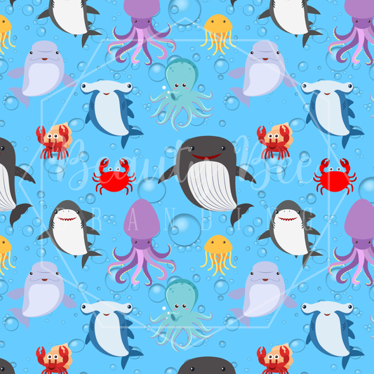 Ocean Friends SEAMLESS PATTERN