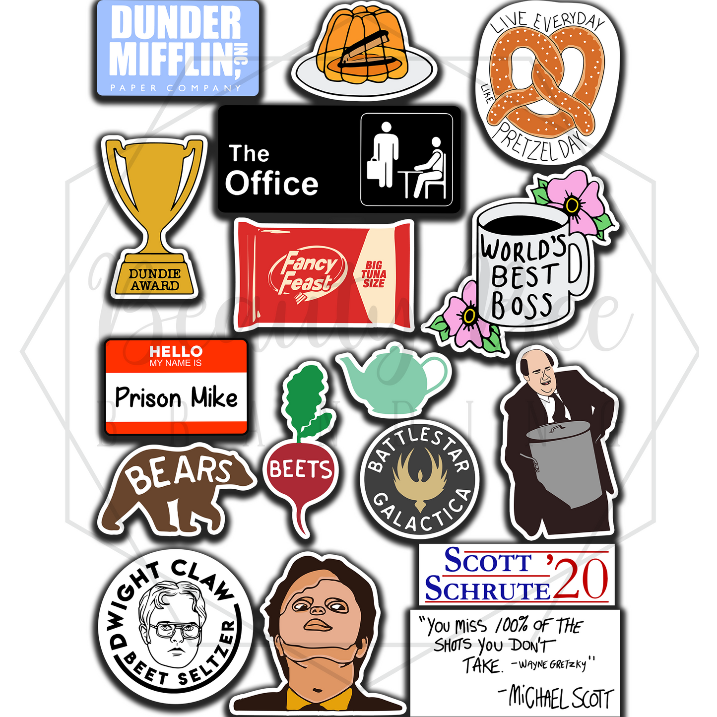 The Office Sticker Sheet