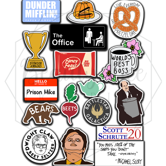 The Office Sticker Sheet