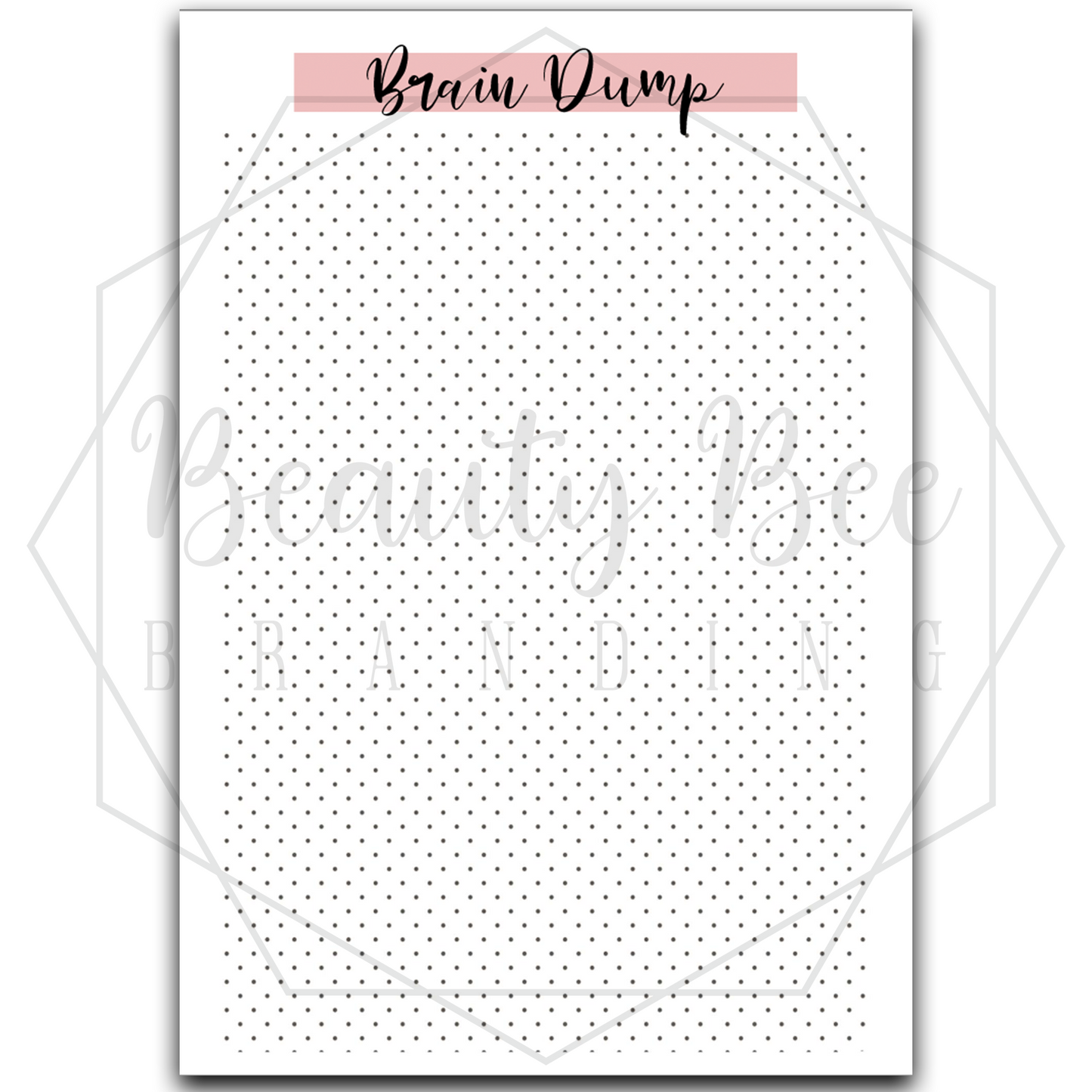 Planner Inserts - Brain Dump
