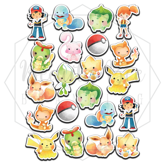 Catch 'Em All Sticker Sheet