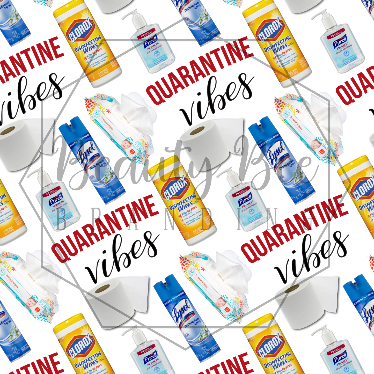 Quarantine Vibes SEAMLESS PATTERN