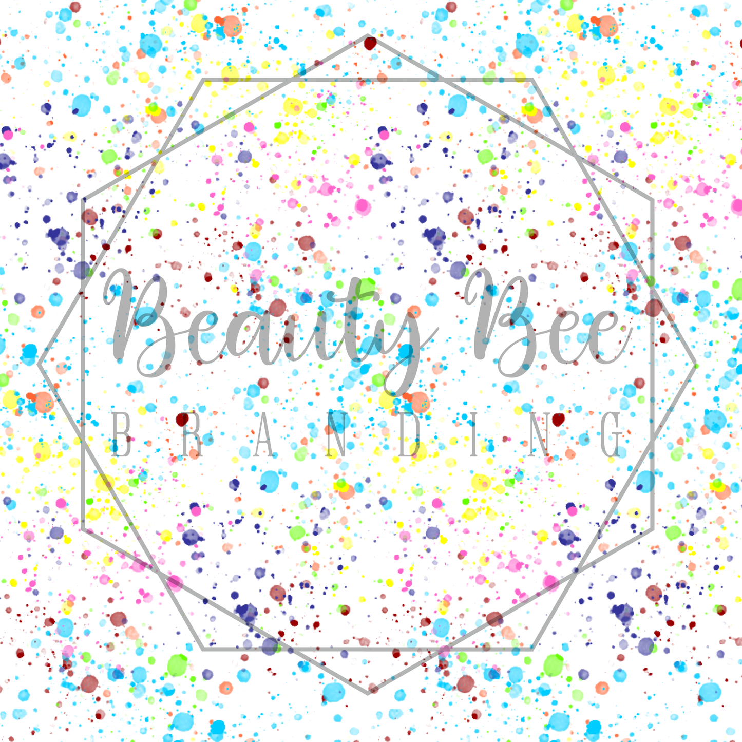 Rainbow Splatters SEAMLESS PATTERN
