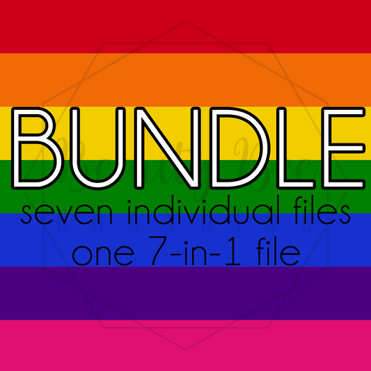 Solid Rainbow BUNDLE SEAMLESS PATTERN