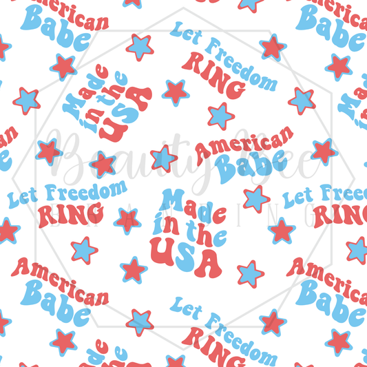Retro USA SEAMLESS PATTERN