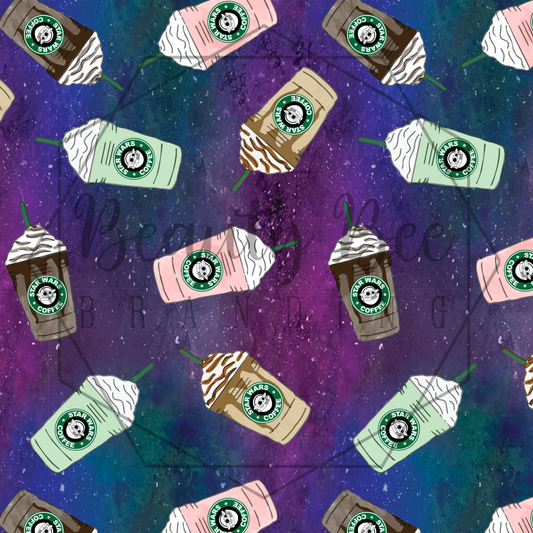 Galaxy Space Bucks SEAMLESS PATTERN