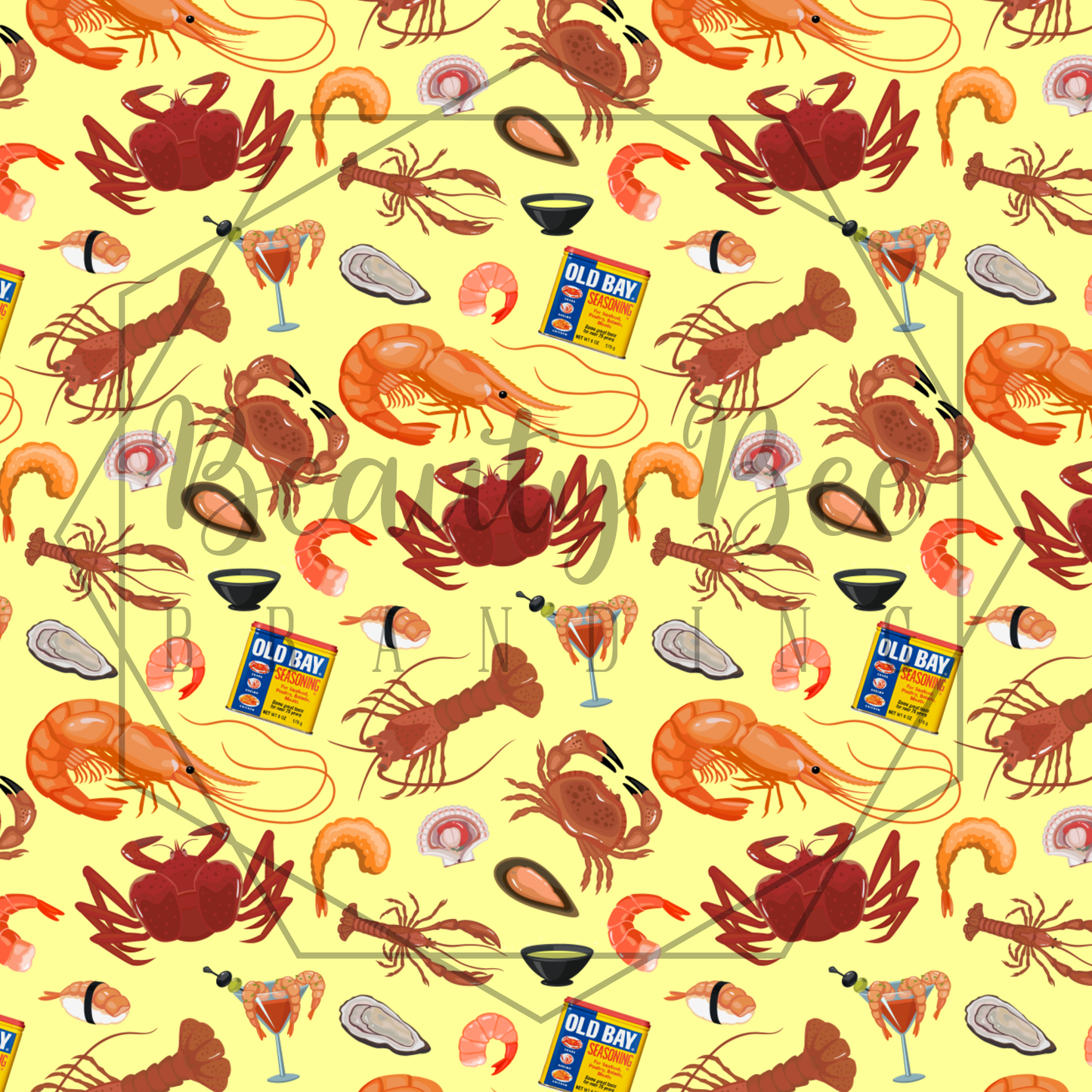 Seafood SEAMLESS PATTERN