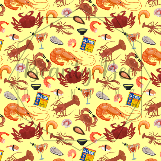 Seafood SEAMLESS PATTERN