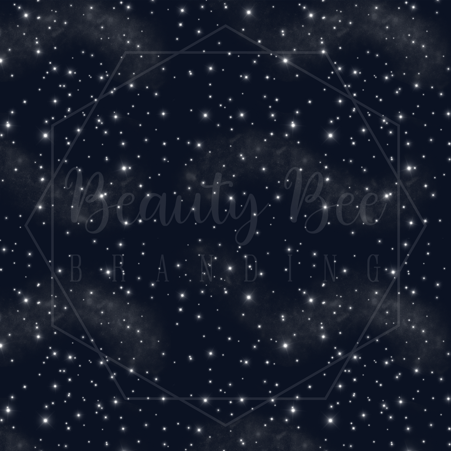 Sleepytime Blue Night Sky Coordinate SEAMLESS PATTERN