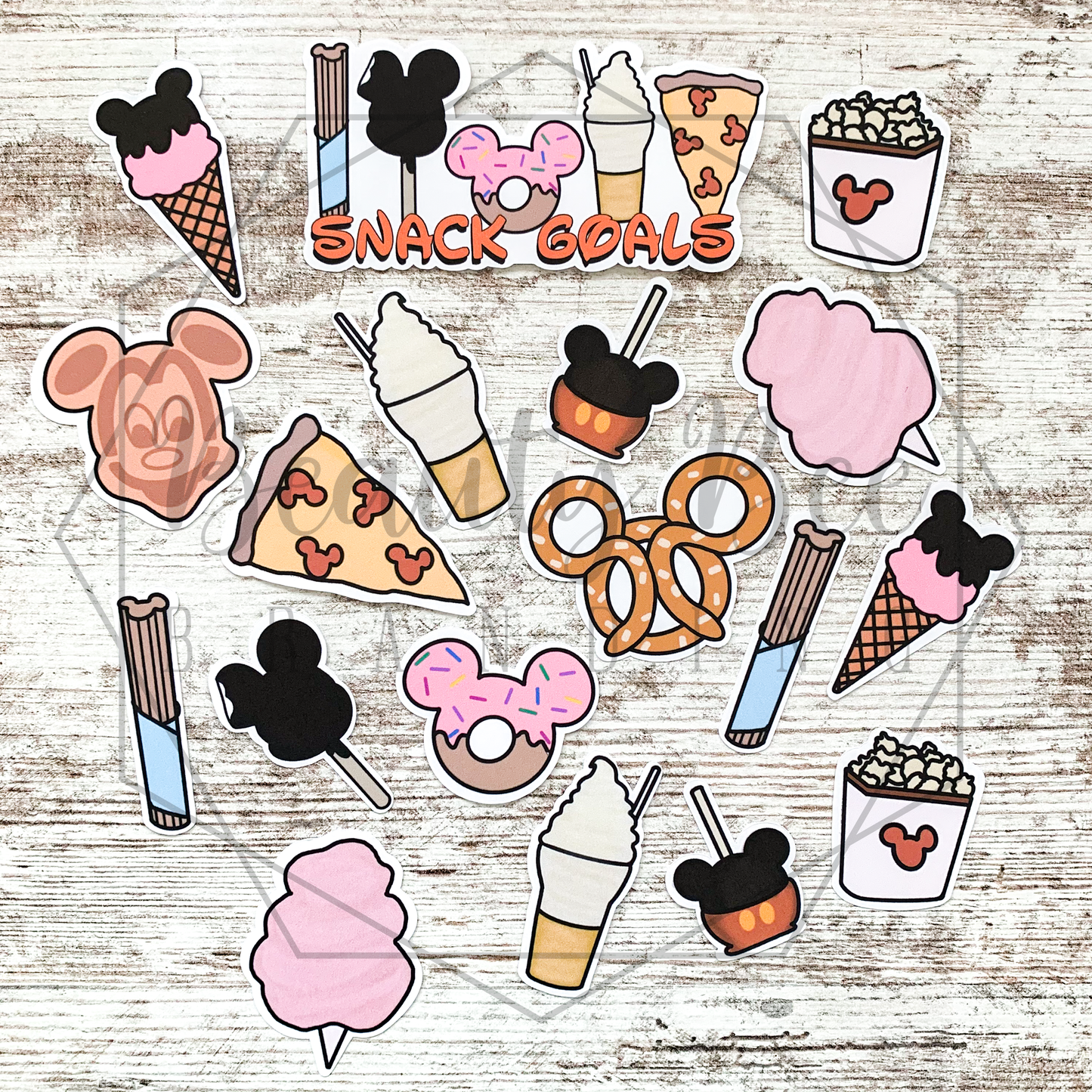 Snack Goals Sticker Sheet