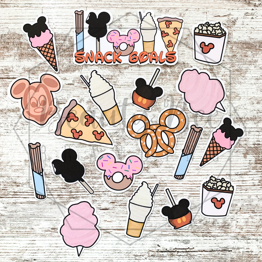 Snack Goals Sticker Sheet